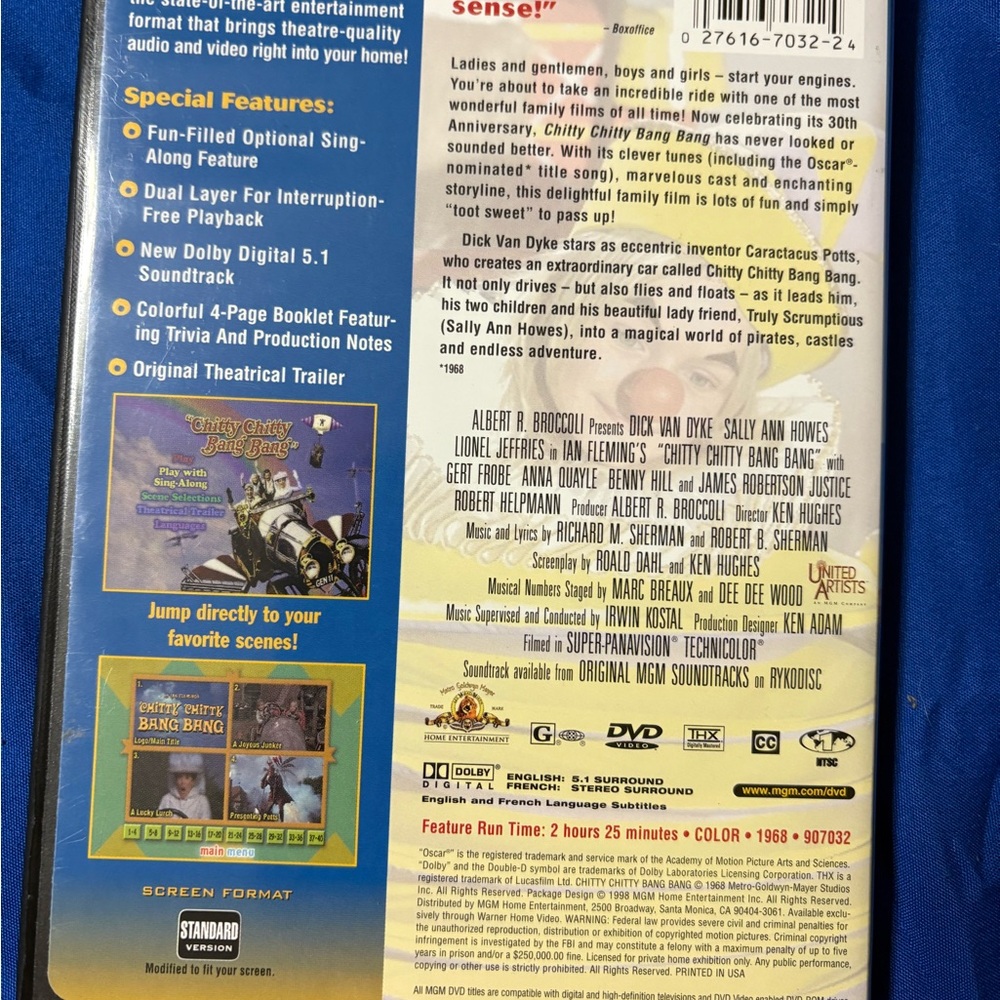 Chitty Chitty Bang Bang DVD - Picture 2 of 3